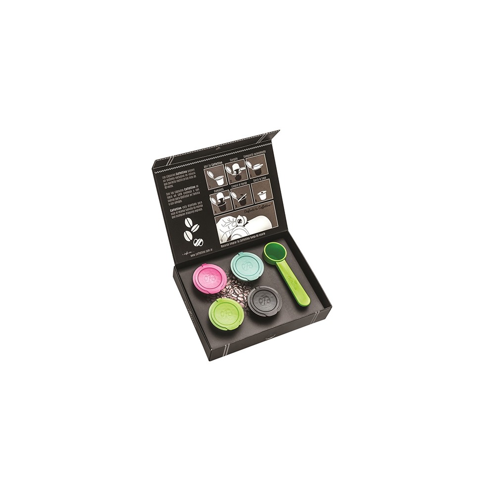 Capsulas recargables Caffettino Nespresso x 4 Capsulas recargables Caffettino Nespresso x 4