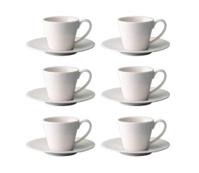 Set De 6 Pocillos Y Plato De Café Volf