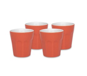 Set De 4 Tazas De Café Terracota