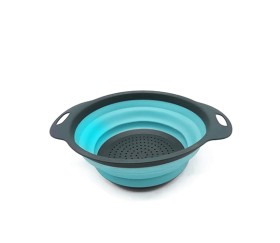 Colador Plegable De Silicona Redondo