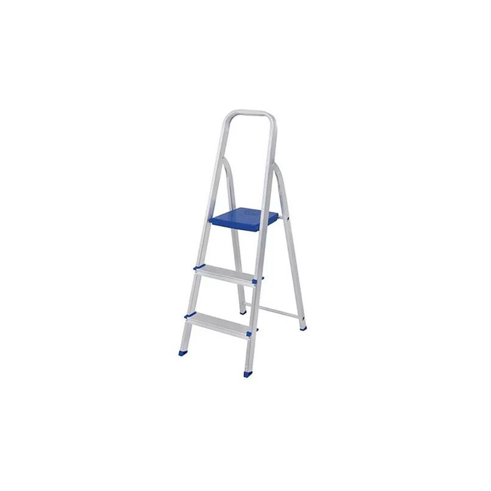 Escalera 3 Escalones De Aluminio Azul Mor Escalera 3 Escalones De Aluminio Azul Mor