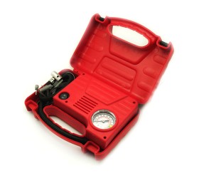 Minicompresor Con Valija Rojo