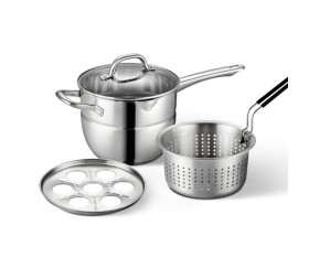 Set Colapasta De Acero Inoxidable