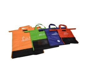 Set De 4 Bolsas Ecologicas De Supermercado