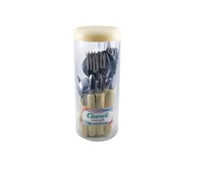 Juego De Cubiertos Crema